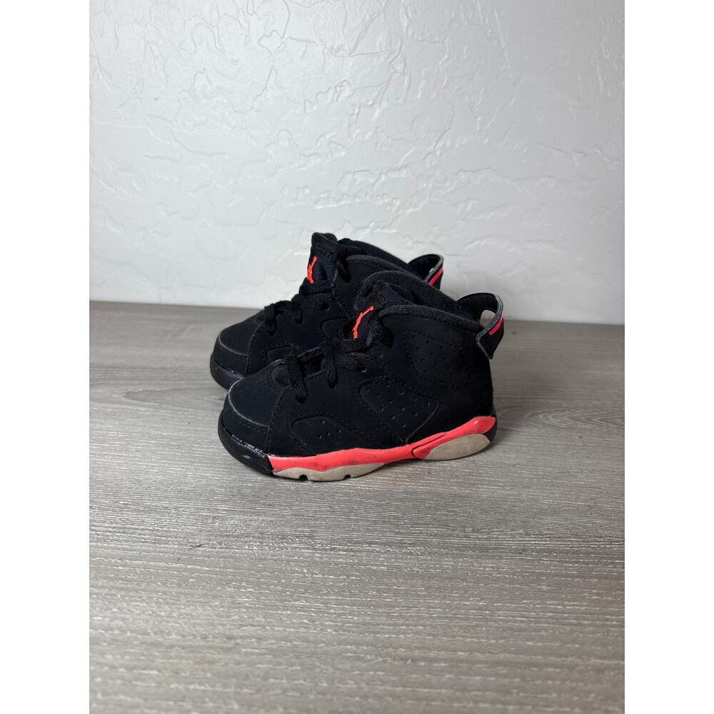 Nike Air Jordan 6 Retro BT 'Infrared' 2014 384667-023 Little Kids Size 5C